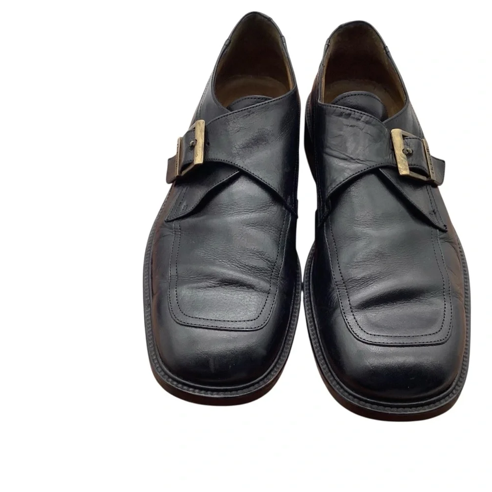 Antonelli Classic‎ Black Leather Men's Loafers size 43